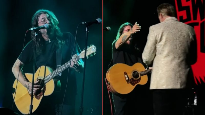Michael Bublé joins Foo Fighters onstage to perform ‘Haven’t Met You Yet’