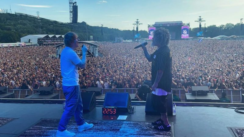 Limp Bizkit brings Ed Sheeran onstage for ‘Behind Blue Eyes’ performance at festival
