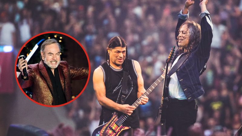 Watch Metallica cover Neil Diamond’s ‘Sweet Caroline’ at recent gig